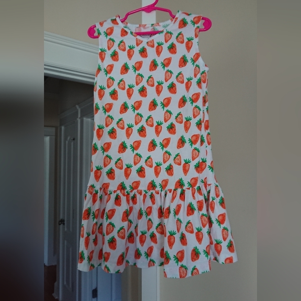 Duffield Lane Girls Layla Dress in Strawberry Fields size 5/6